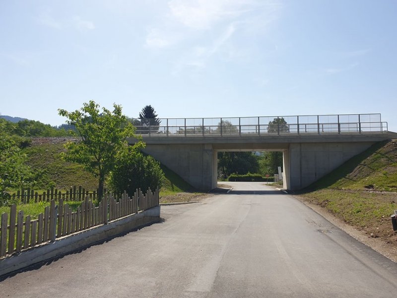 V Podklancu zaključena rekonstrukcija podvoza