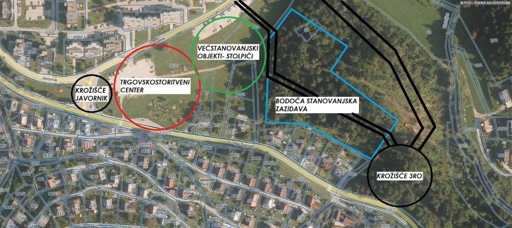 Gradnja novih stanovanj na Ravnah